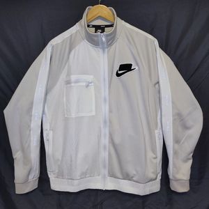 NWT Nike Sportswear (NSW) Track Jacket BV4603 Mixed Materials Off-White Men's M